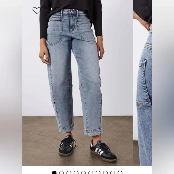 Ruti The Slouchy Jeans 2.0 light wash size 8 - Picture 2 of 9